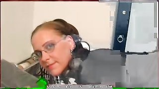 Gorgeous submissive secretary punished in extreme way