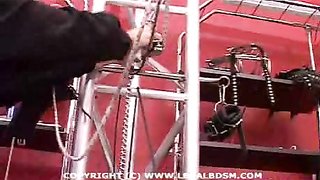 Insanely crazy BDSM games in dungeon with passionate masked BBW