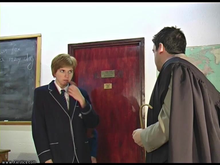 BDSM exam day with cane stripes for Harry Potter and Hermione Granger