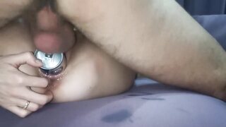 Red Bull Pussy Creampie with Anal and Fisting 2