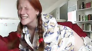 Daddy found out who ate all the candies, daughter will have to pay with her ass