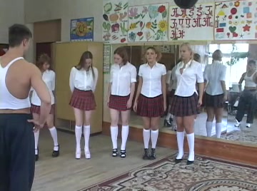Coach forces schoolgirls to undress and on their knees