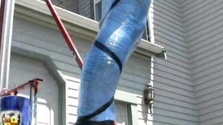 Slave gets mummified and brought outside for a display