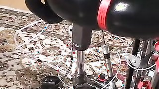 Latex bodysuit chick getting fucked relentlessly