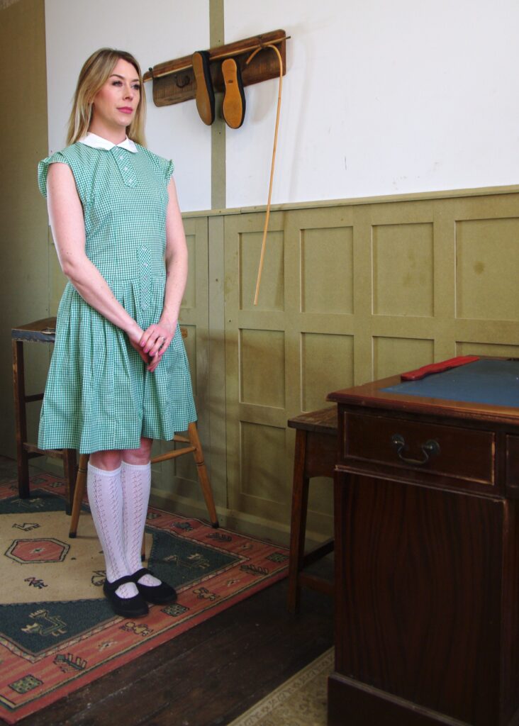 Take off your clothes. The cane is coming!