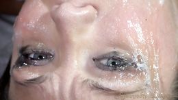 Black male and his white mate chained and fucked a slave