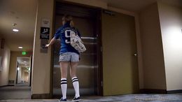 Crying blonde cutie gets fucked in BDSM style