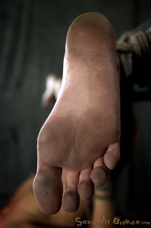 Bound upside down plain whore throat fucked hardcore