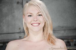 Perfect young blonde and a big black cock in her twat