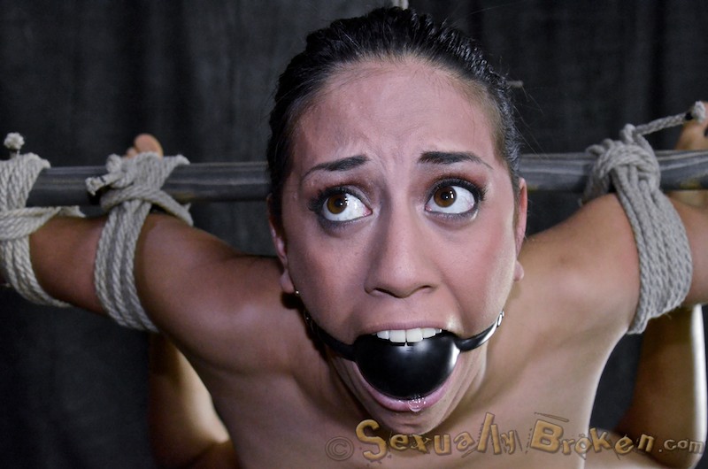 Lyla Storm and many more whores gagged bound and blindfolded