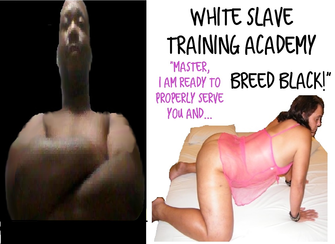 Black owned white slave girl
