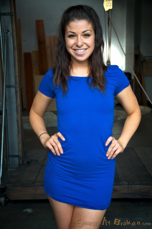 Mistress with a strap-on and a master throat fucking a bound bitch