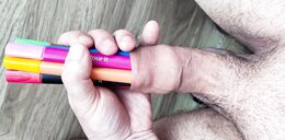 Foreskin play - sharpie