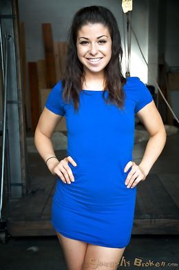 Mistress with a strap-on and a master throat fucking a bound bitch