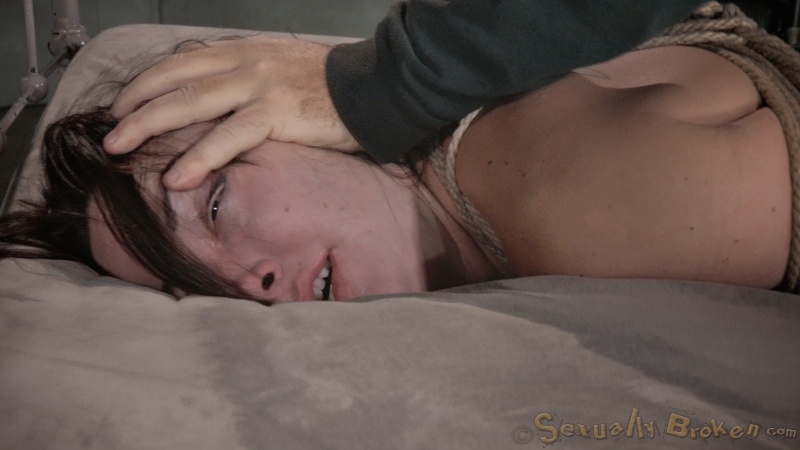 Slutty cock-eating whore fucked by two snakes