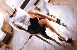 Fitness milf Alex Zothberg as a secretary bondage and nude whipping