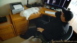 Two obedient hotties sell their throat for a deep use