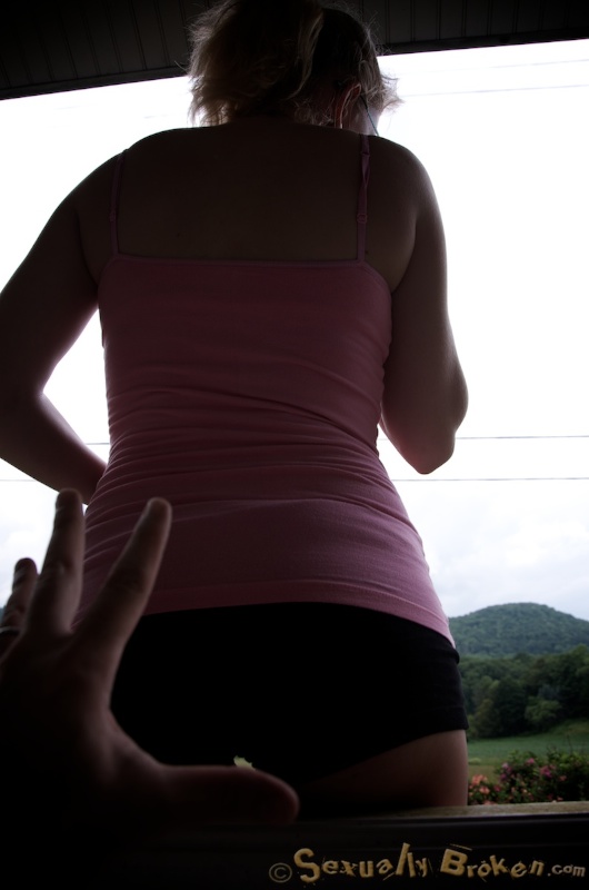 Obedient young hooker gets humiliated in the forest