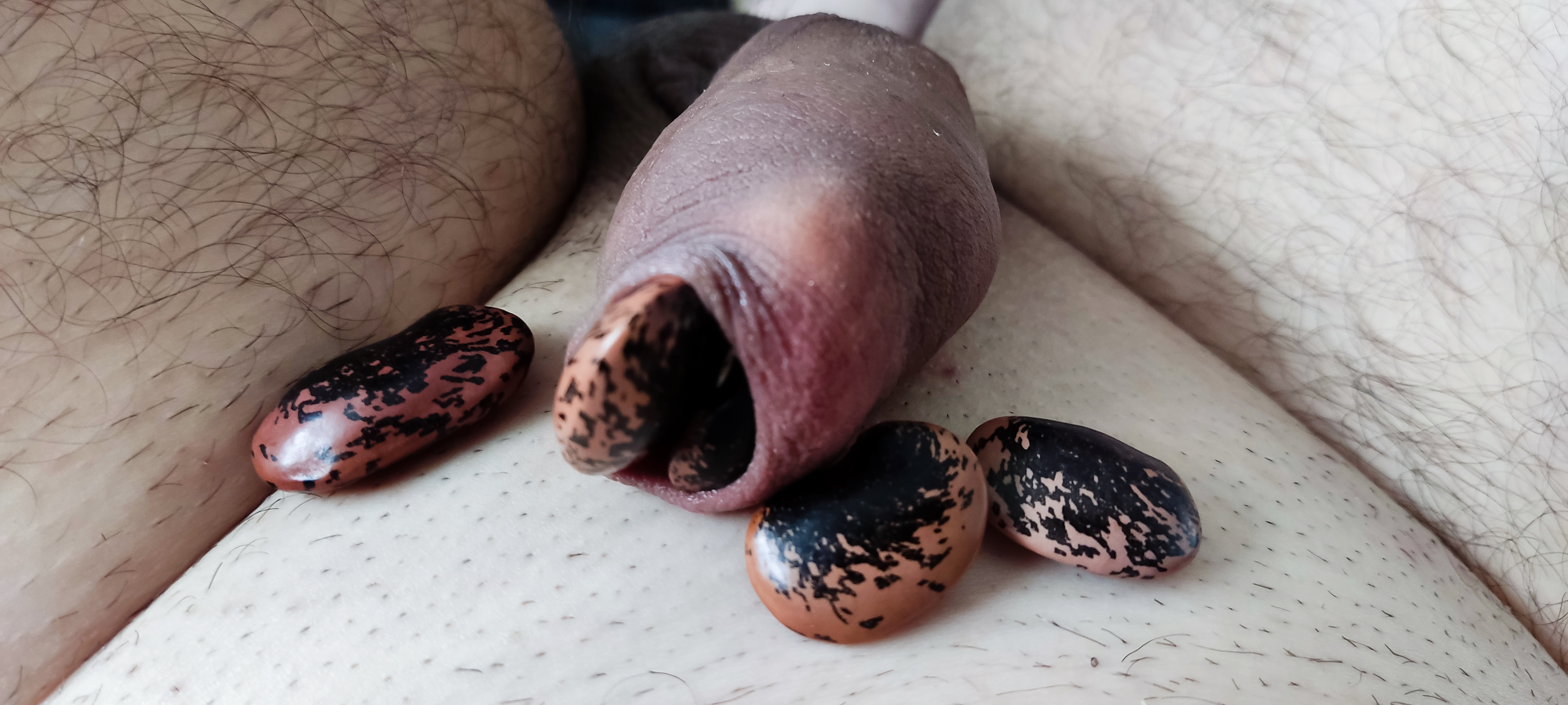 My foreskin play - bean